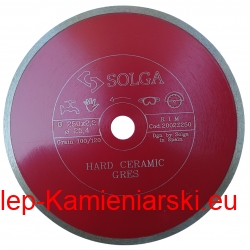 TARCZA DIAMENTOWA 250MM DO UKOSOWANIA GRESU TWARDEGO,POLEROWANEGO