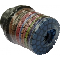 TARCZA DO SZLIFOWANIA GRESU 40mm 7szt +uchwyt